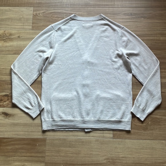 Goodthreads 100% Merino Wool Button Down Cardigan in Khaki Size Large - Picture 5 of 8